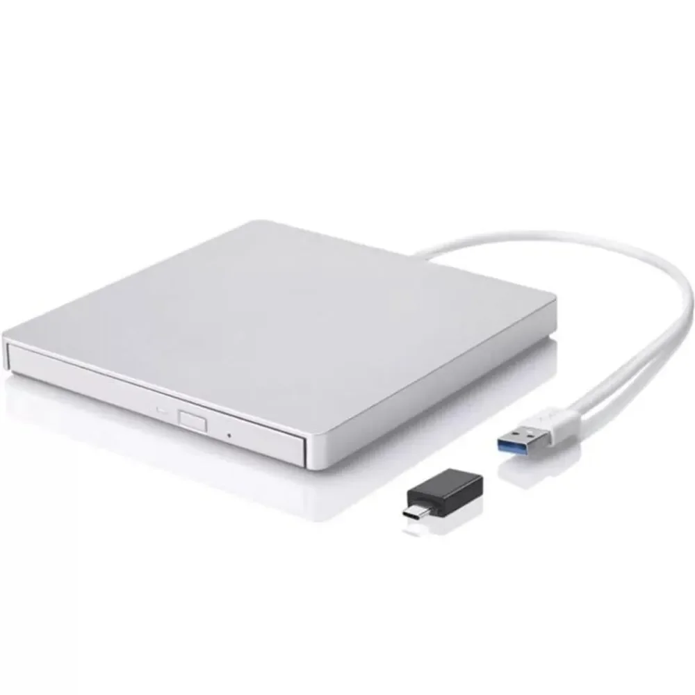 RooFull Optical Drive CD/DVD RW Super Slim Pop Up External